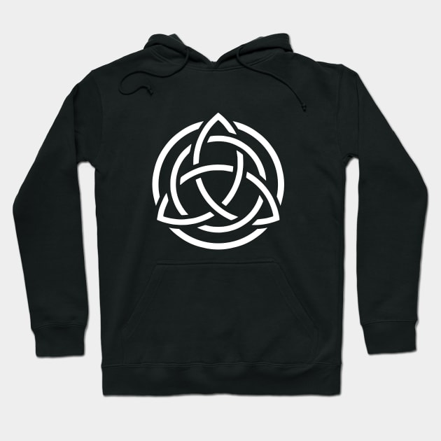 Celtic Trinity Symbol Pagan Knot Hoodie by monolusi